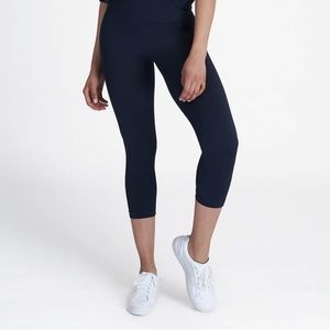 SPANX Navy Blue 3/4 Length Leggings